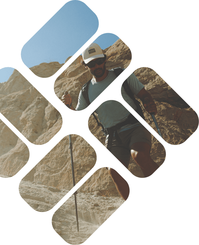 Mosaïque photos aventure